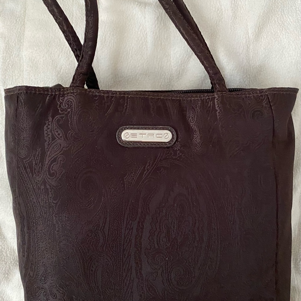 EUC ETRO JACQUARD SHOULDER BAG
